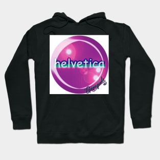 helvetica sample for cool designers Hoodie